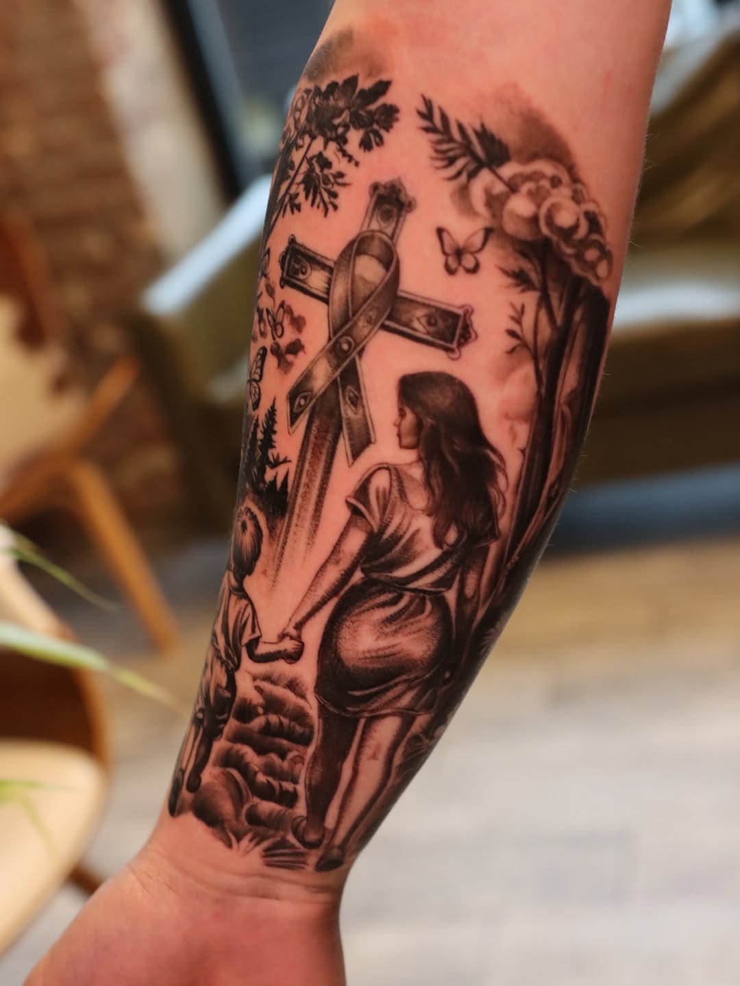 Tattoo by @tat_papi — black_and_grey, realism