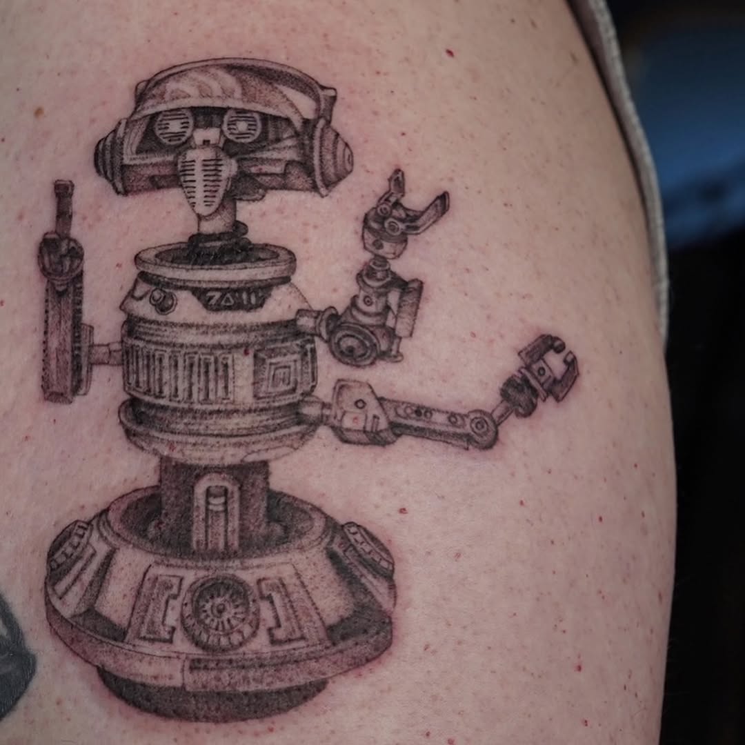 Tattoo by @denisegarner.art — illustrative, black_and_grey