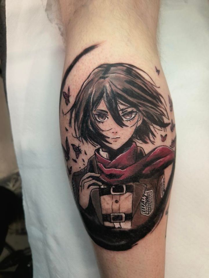 Tattoo by @andrea_osella_tattoo — anime, fine_line