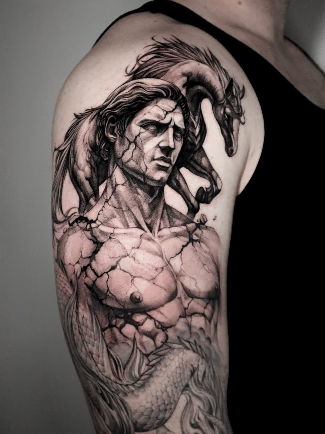 Tattoo by @rit13_ink — realism, black_and_grey