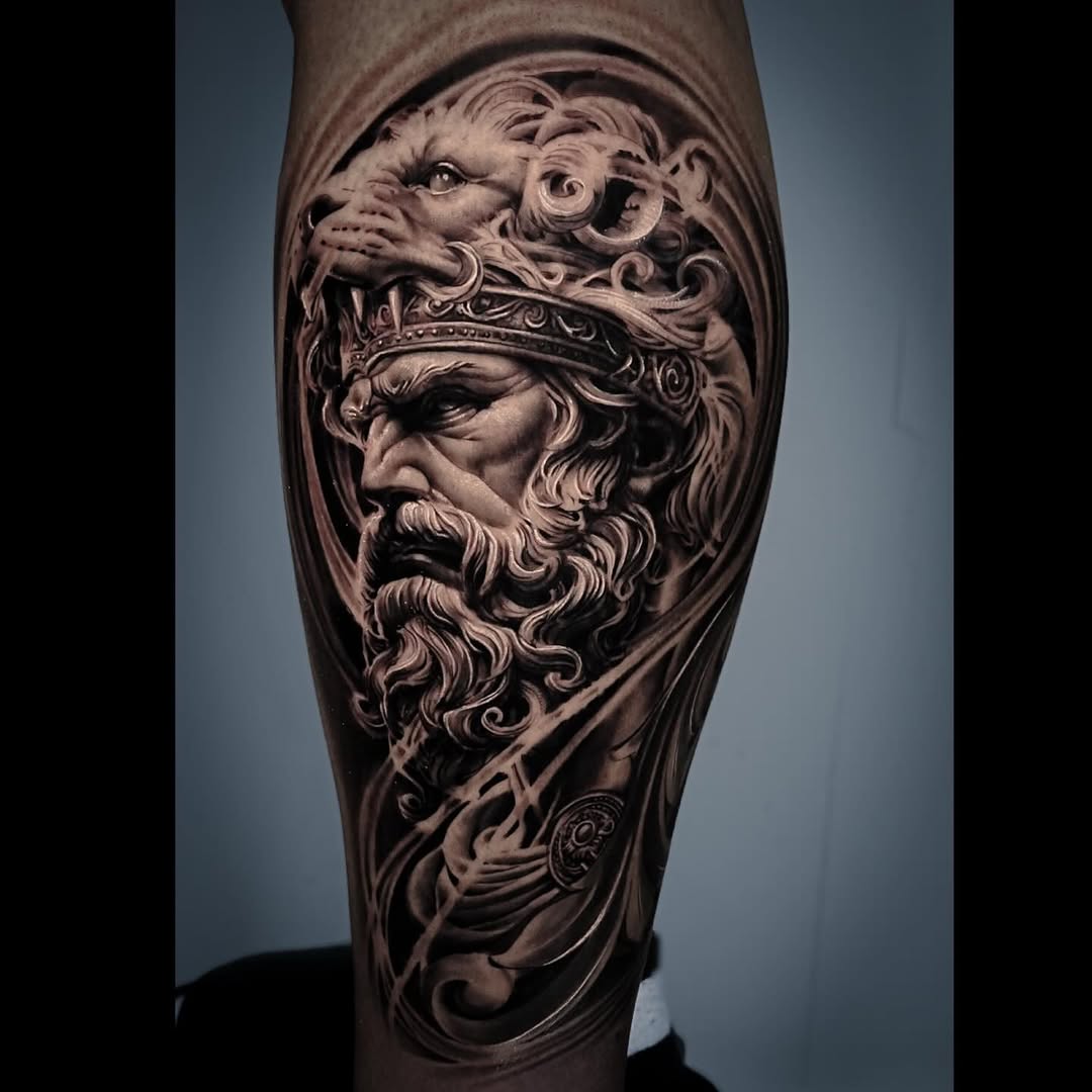 Tattoo by @tattooist_pitasso — realism, black_and_grey