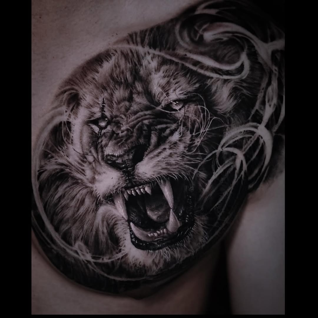 Tattoo by @tattooist_pitasso — realism, black_and_grey