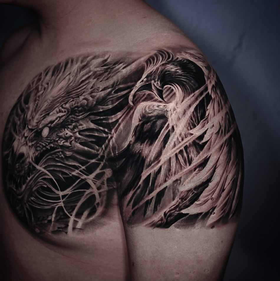 Tattoo by @tattooist_pitasso — realism, dark_realism