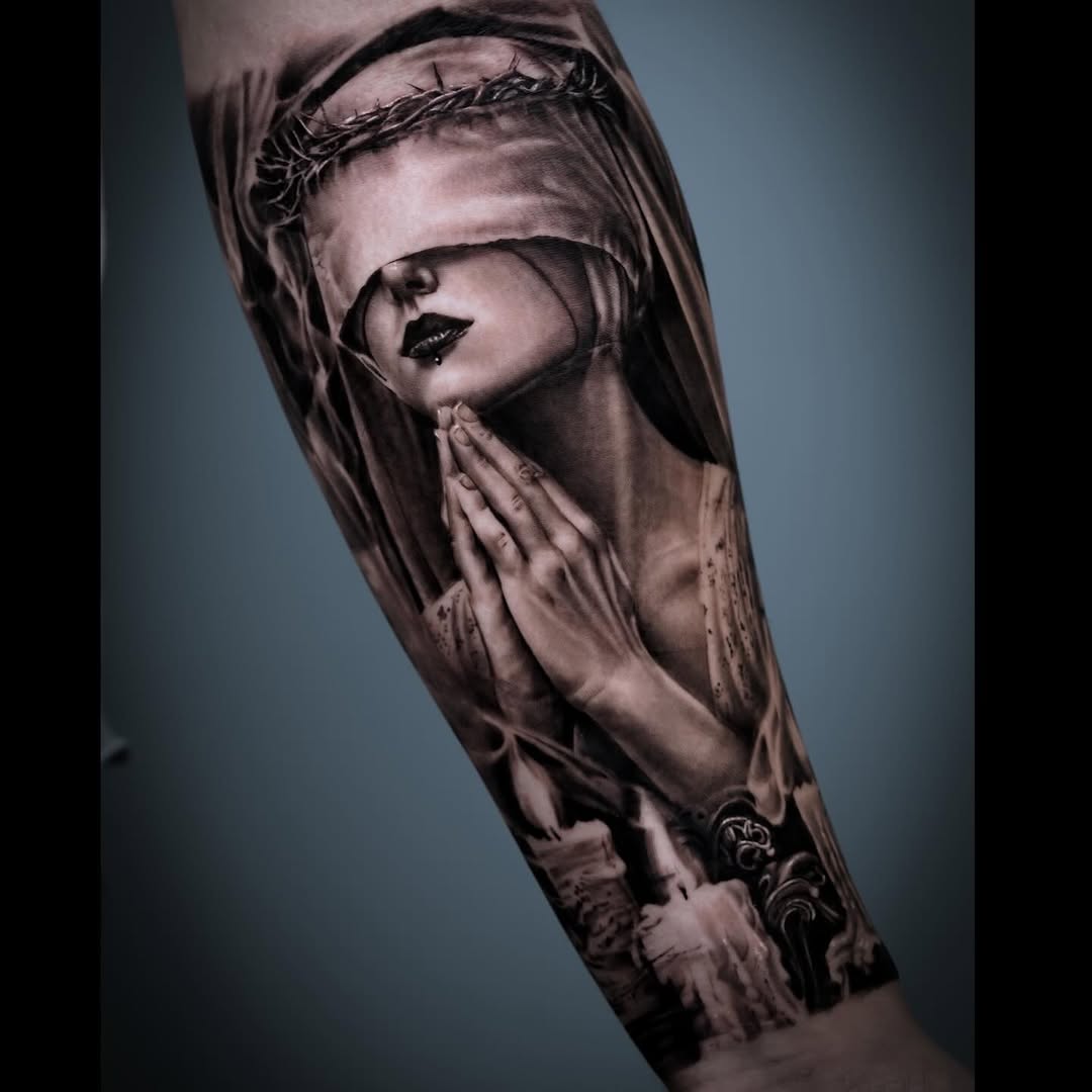 Tattoo by @tattooist_pitasso — realism, dark_realism