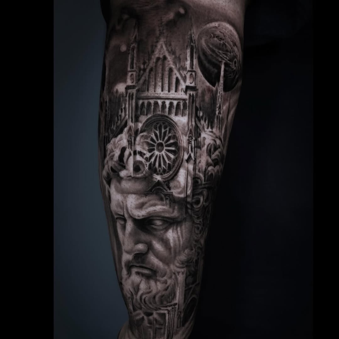 Tattoo by @tattooist_pitasso — realism, black_and_grey