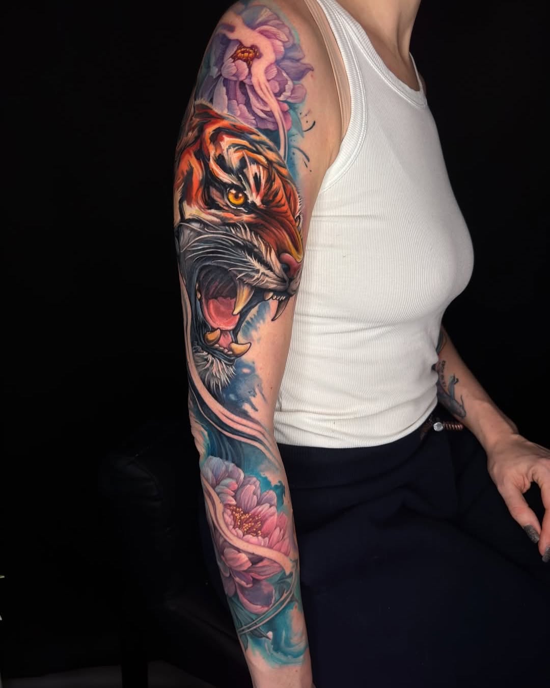 Tattoo by @khludnev_tattoo — realism, japanese_irezumi