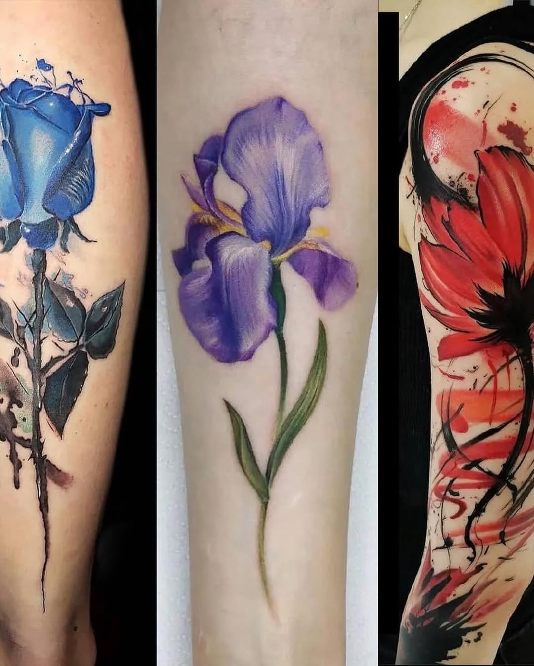 Tattoo by @khludnev_tattoo — realism, watercolor