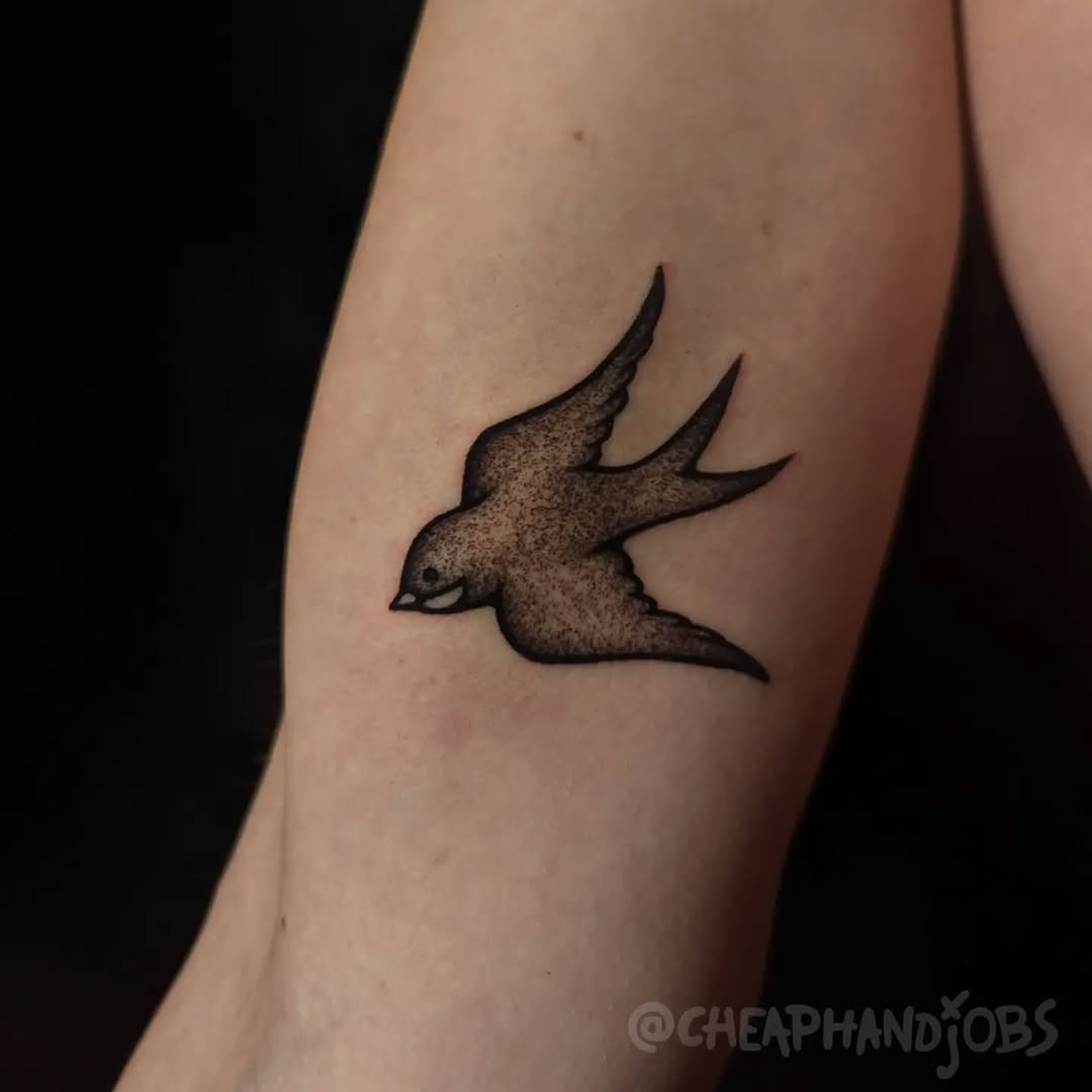 Tattoo by @cheaphandjobs — black_and_grey