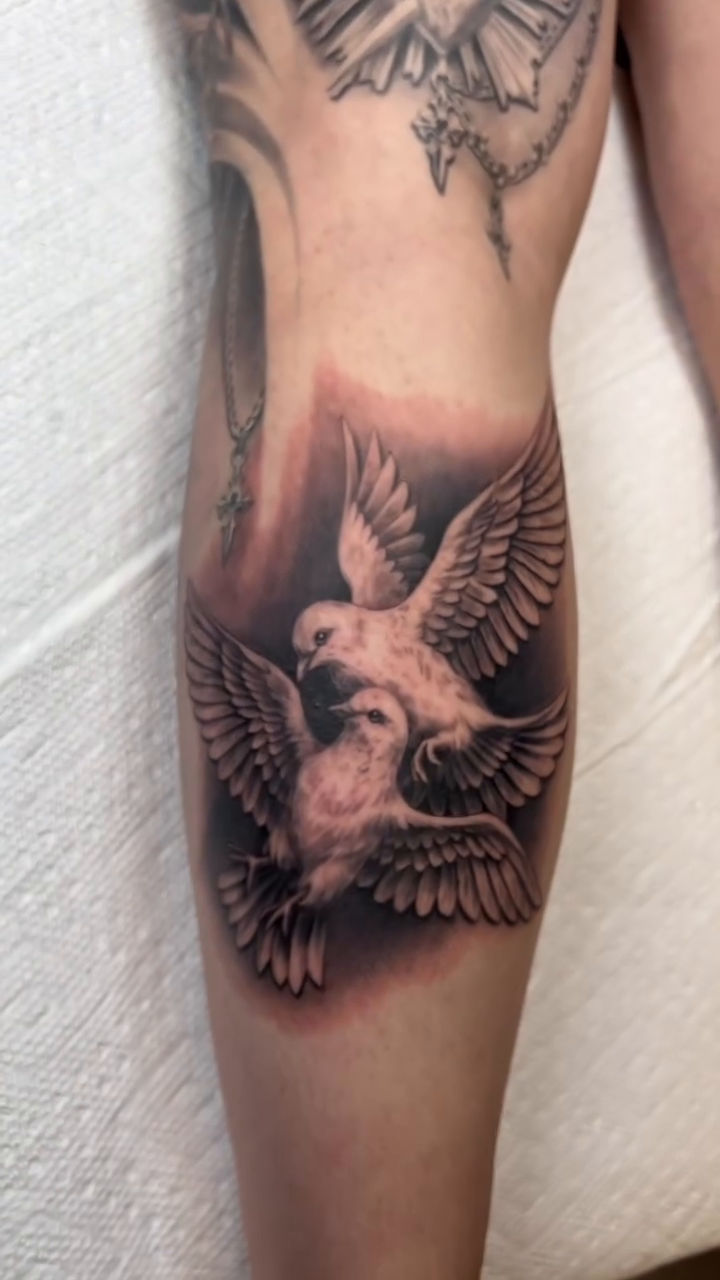Tattoo by @emlectric_ — realism, black_and_grey