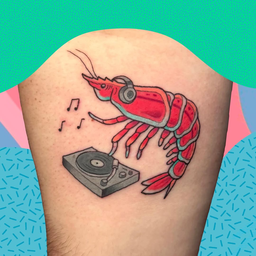 Tattoo by @ink.grinder — illustrative, new_school