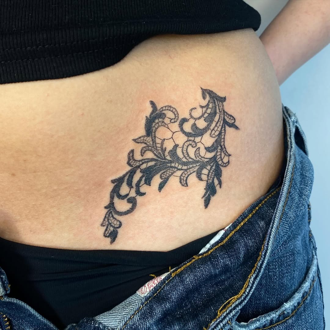 Tattoo by @supercutetattoo — fine_line, black_and_grey