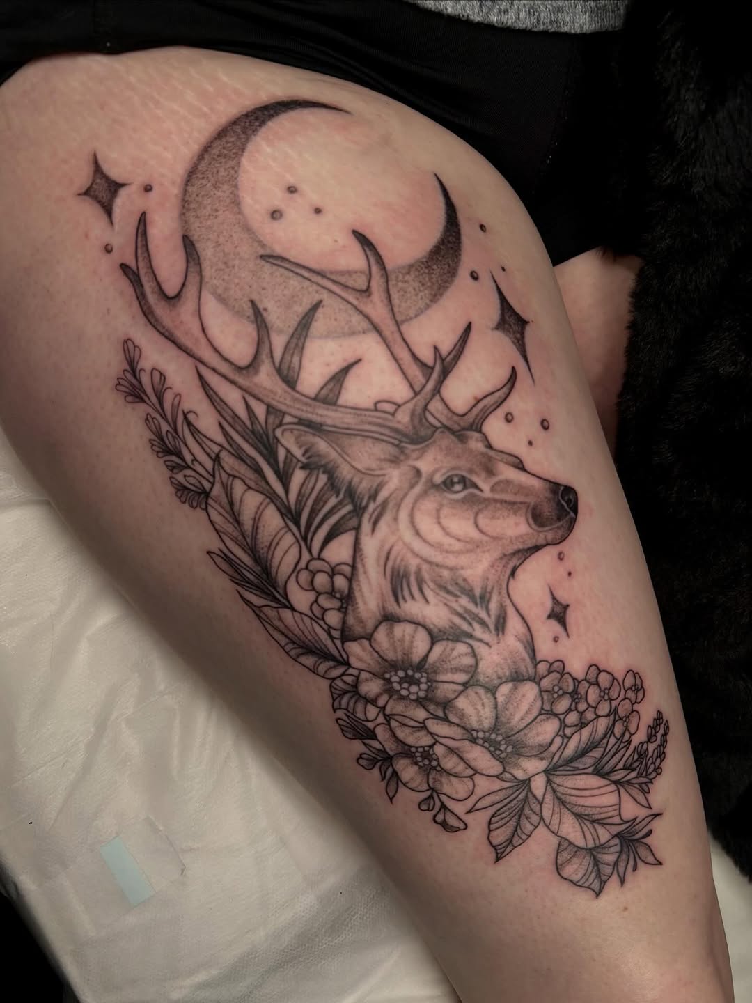 Tattoo by @_mad.as.a.hatter.art_ — black_and_grey, fine_line