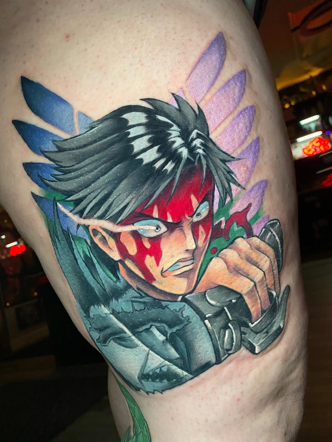 Tattoo by @tatumtatss — anime, illustrative