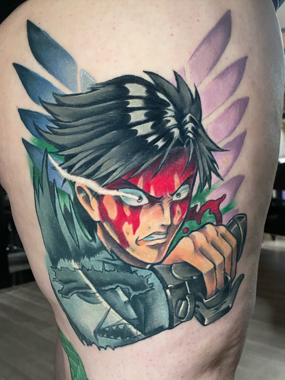 Tattoo by @tatumtatss — anime, illustrative