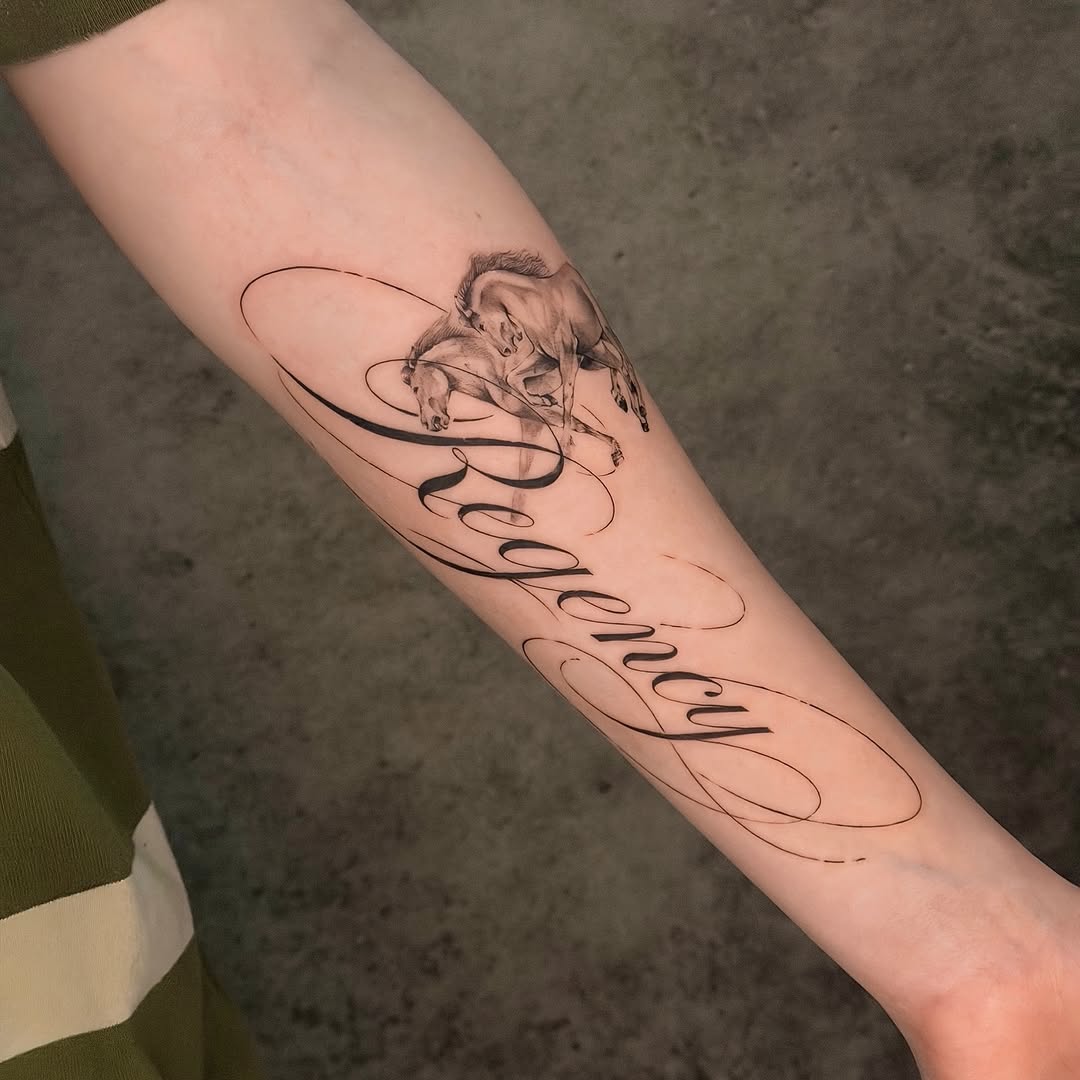 Tattoo by @yuta.tatt β fine_line, lettering_script