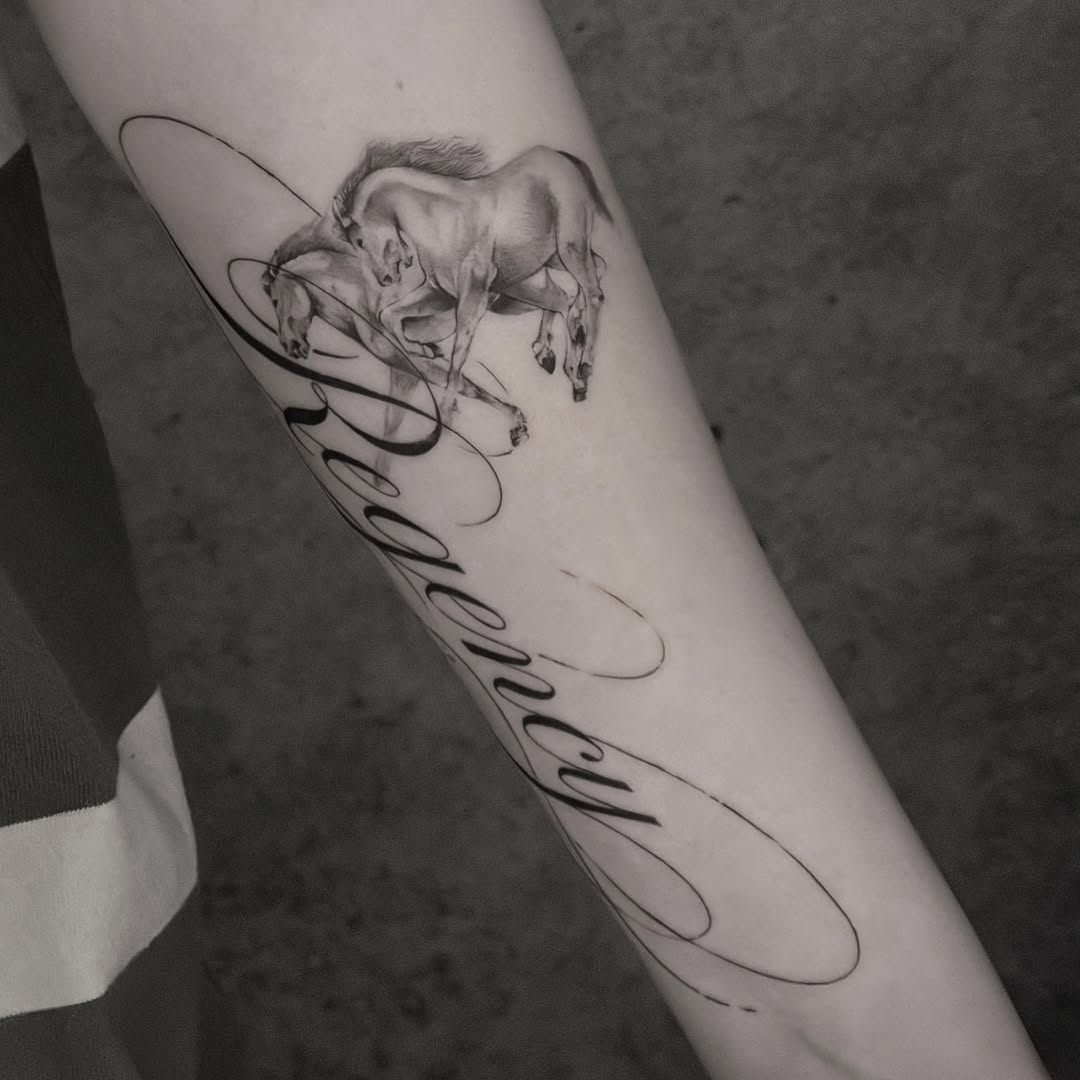 Tattoo by @yuta.tatt β realism, lettering_script