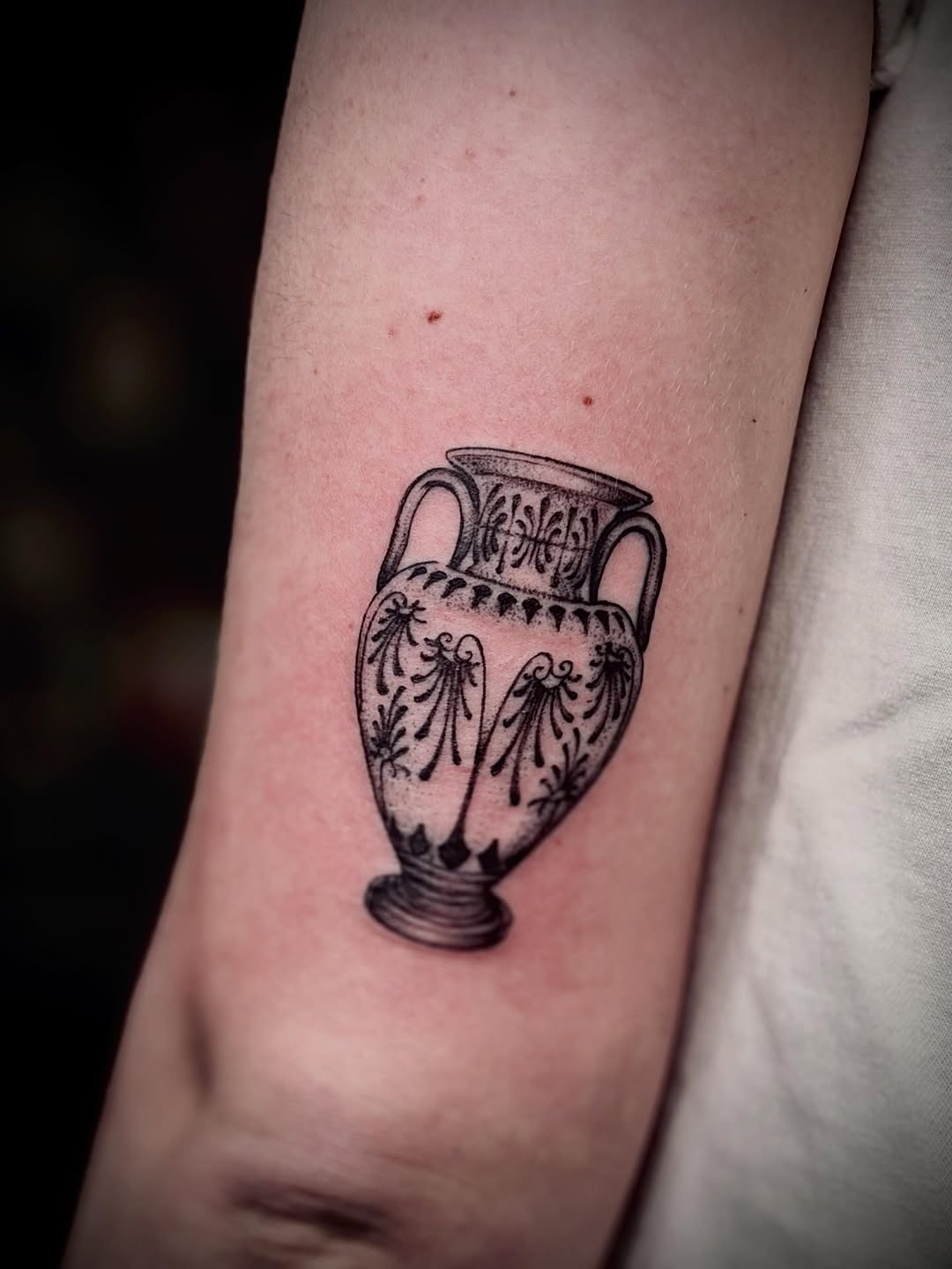 Tattoo by @giokay — black_and_grey
