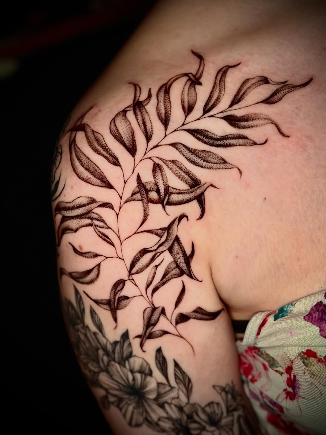 Tattoo by @giokay — dotwork