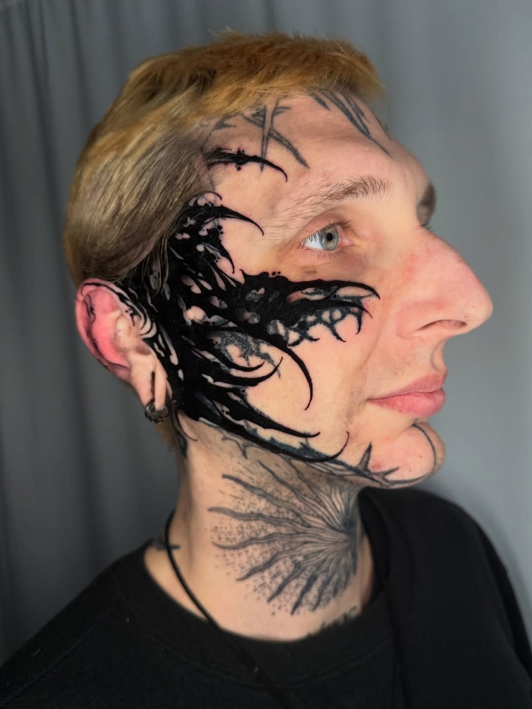 Tattoo by @scabberwocky — blackwork
