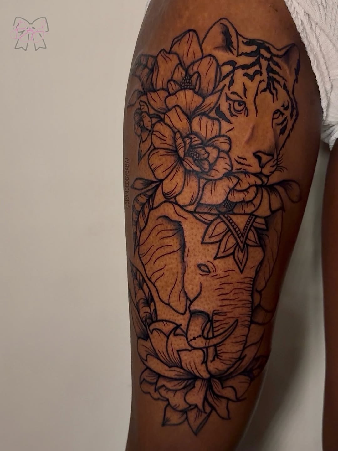 Tattoo by @brandedbybabyj β black_and_grey