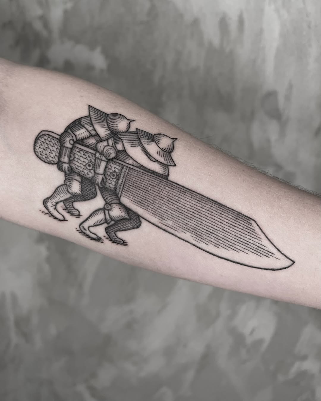 Tattoo by @noxttt โ blackwork