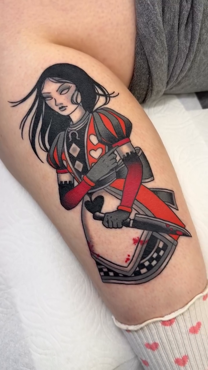 Tattoo by @niaink — illustrative, new_school