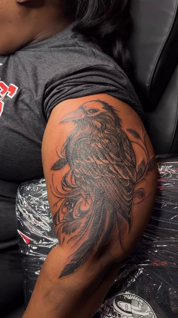 Tattoo by @rzink__ โ black_and_grey, illustrative