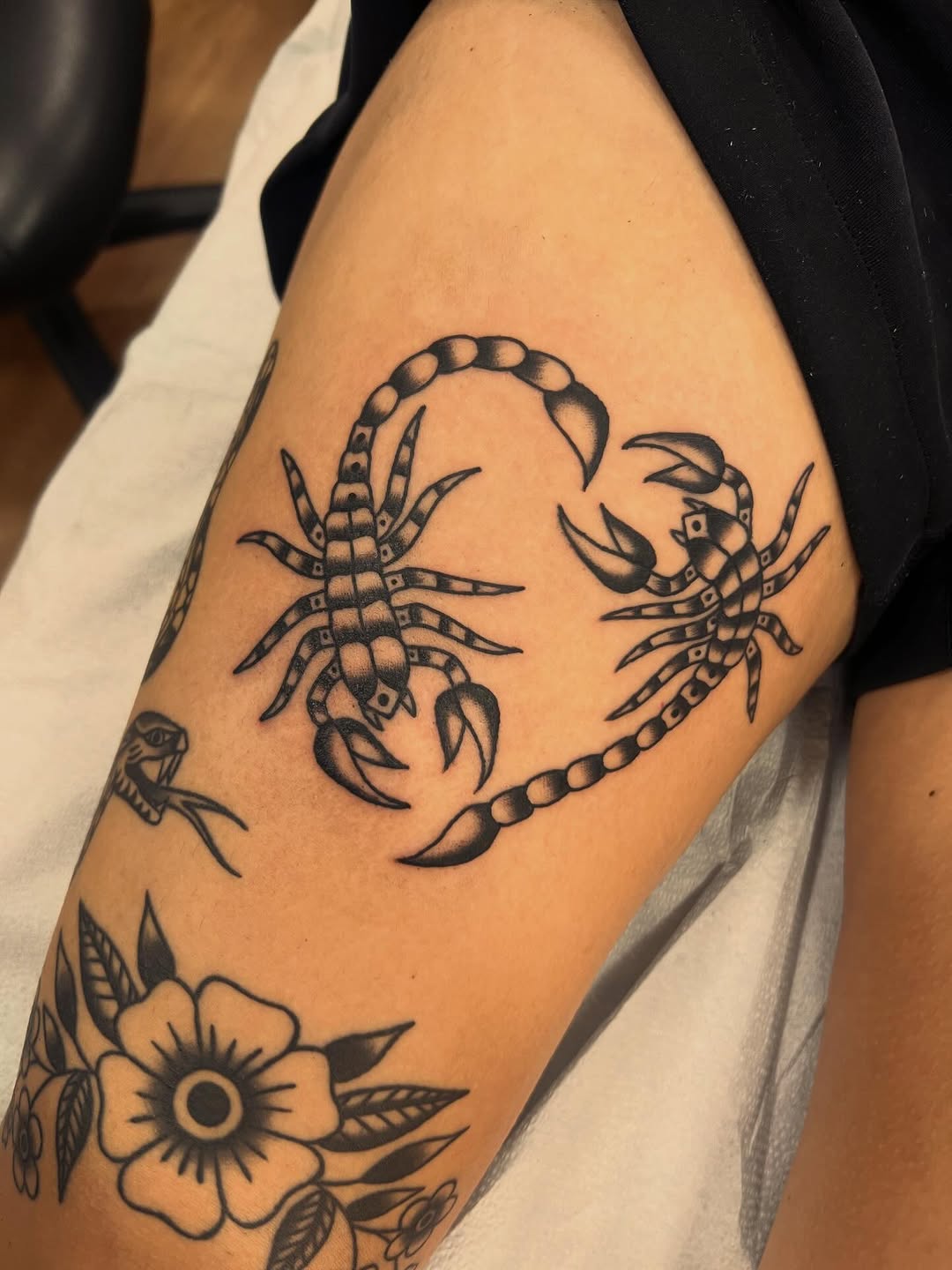 Tattoo by @tenderhearttat2 — american_traditional, black_and_grey