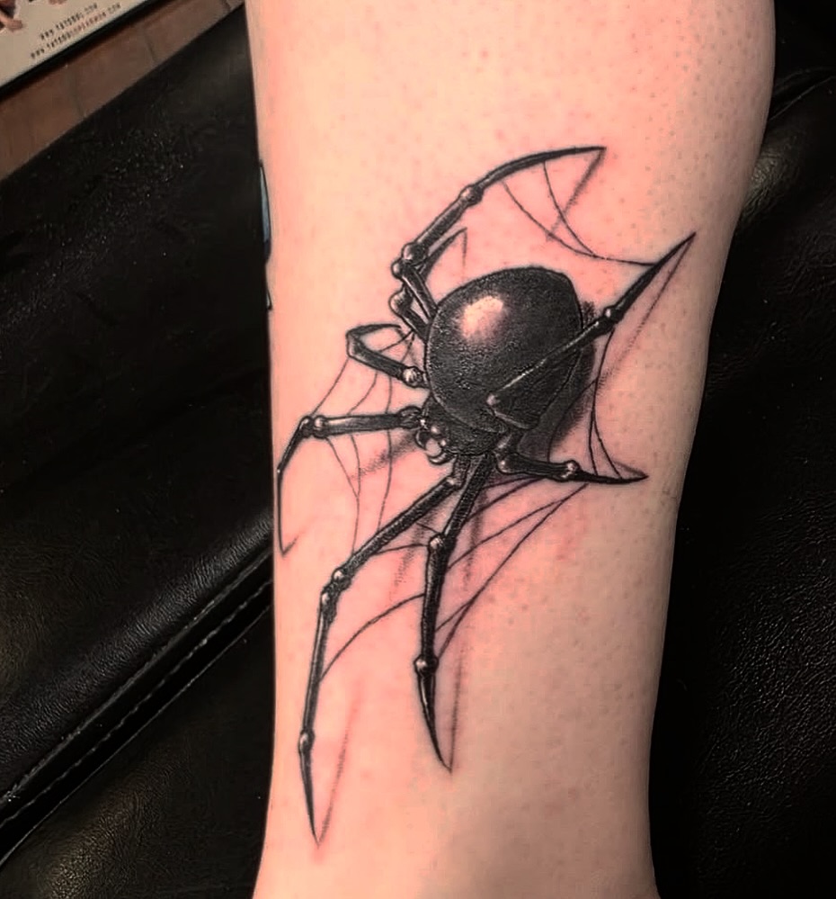 Tattoo by @tattoofkr — realism, black_and_grey