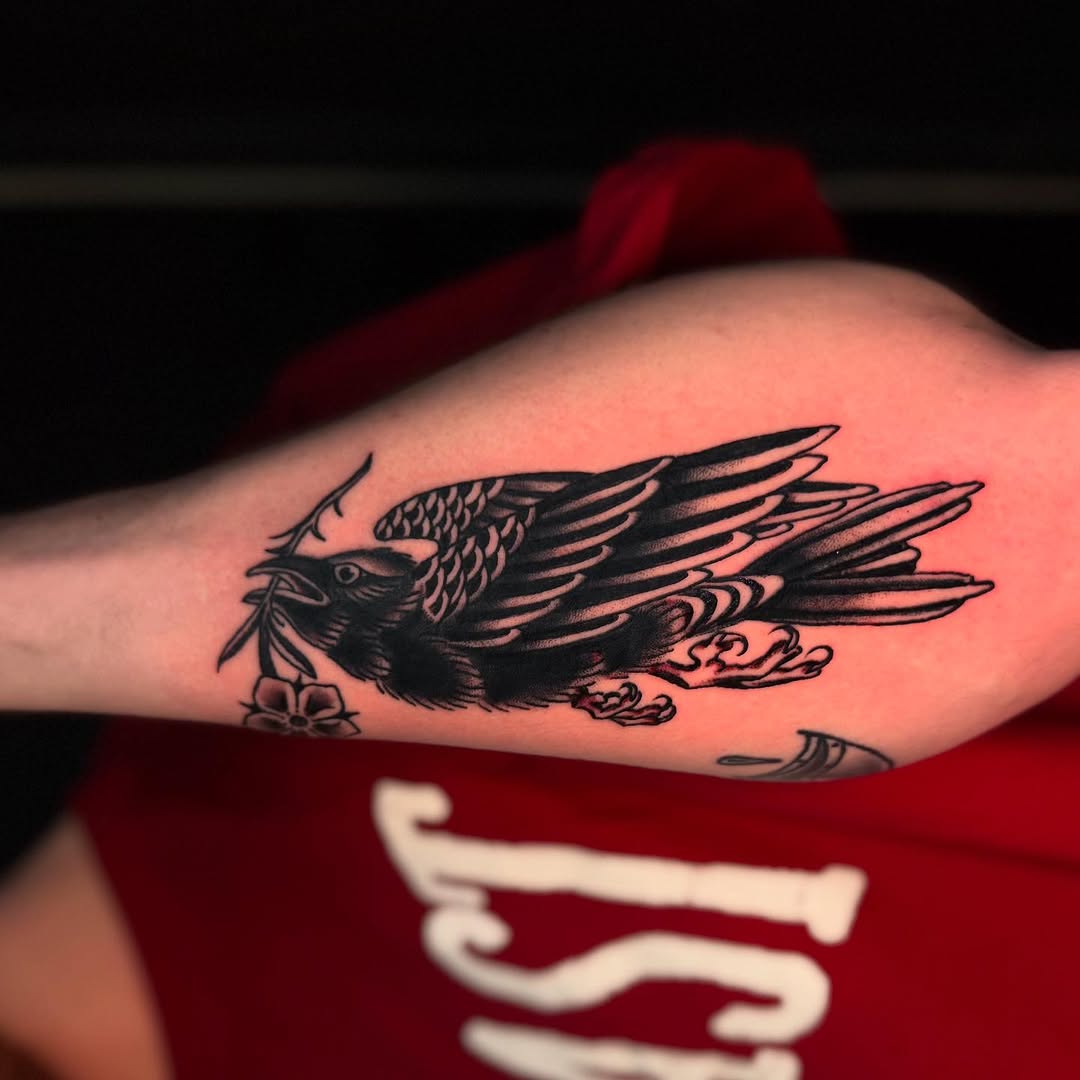 Tattoo by @jacieleetattoo โ american_traditional, black_and_grey