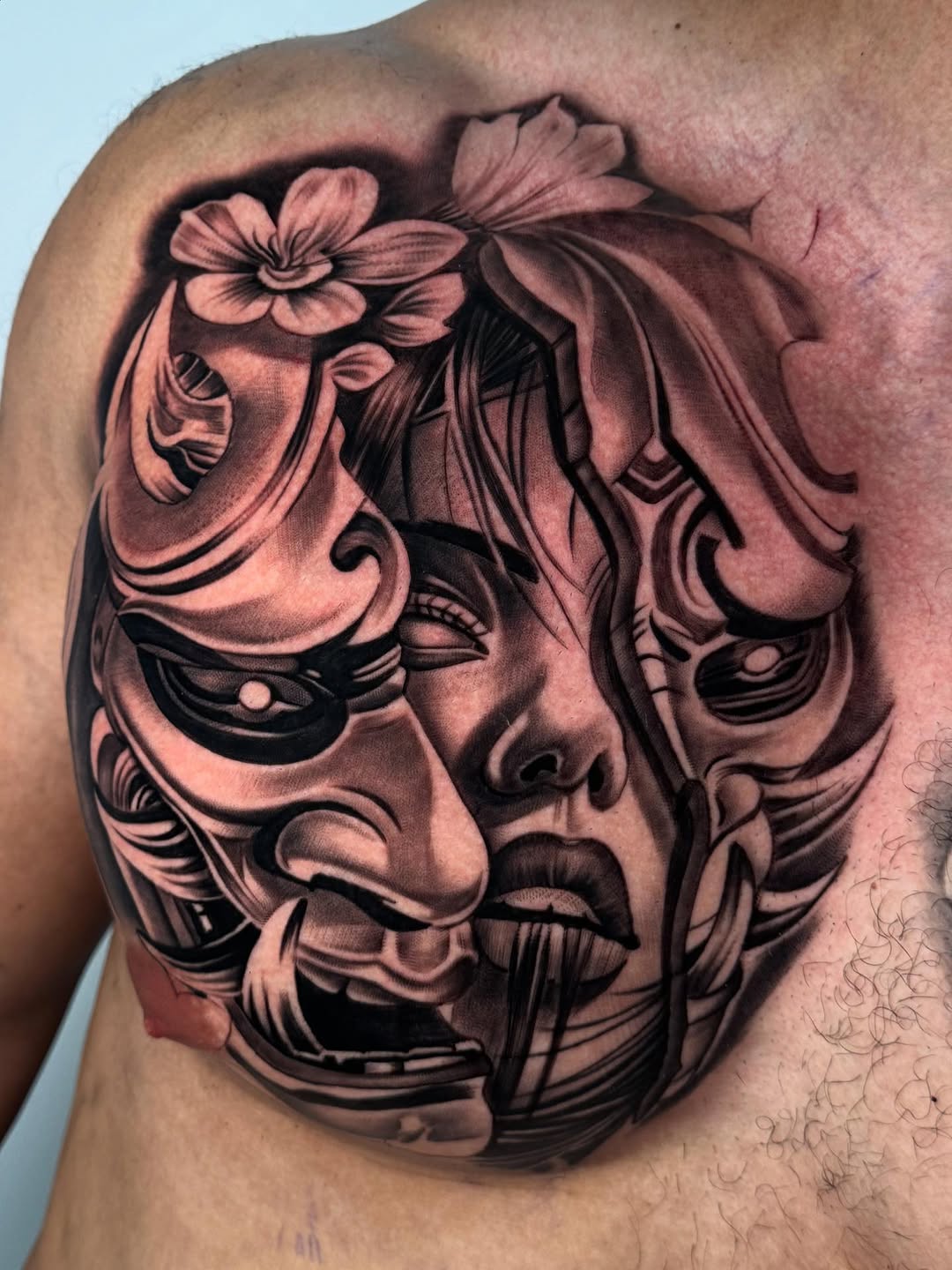 Tattoo by @saeso___ — black_and_grey, realism