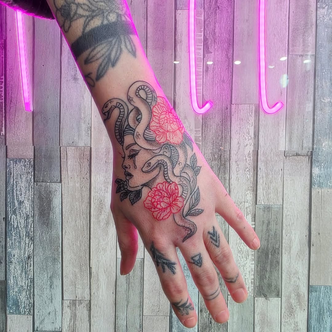 Tattoo by @tattoos_by_brad — black_and_grey, neo_traditional