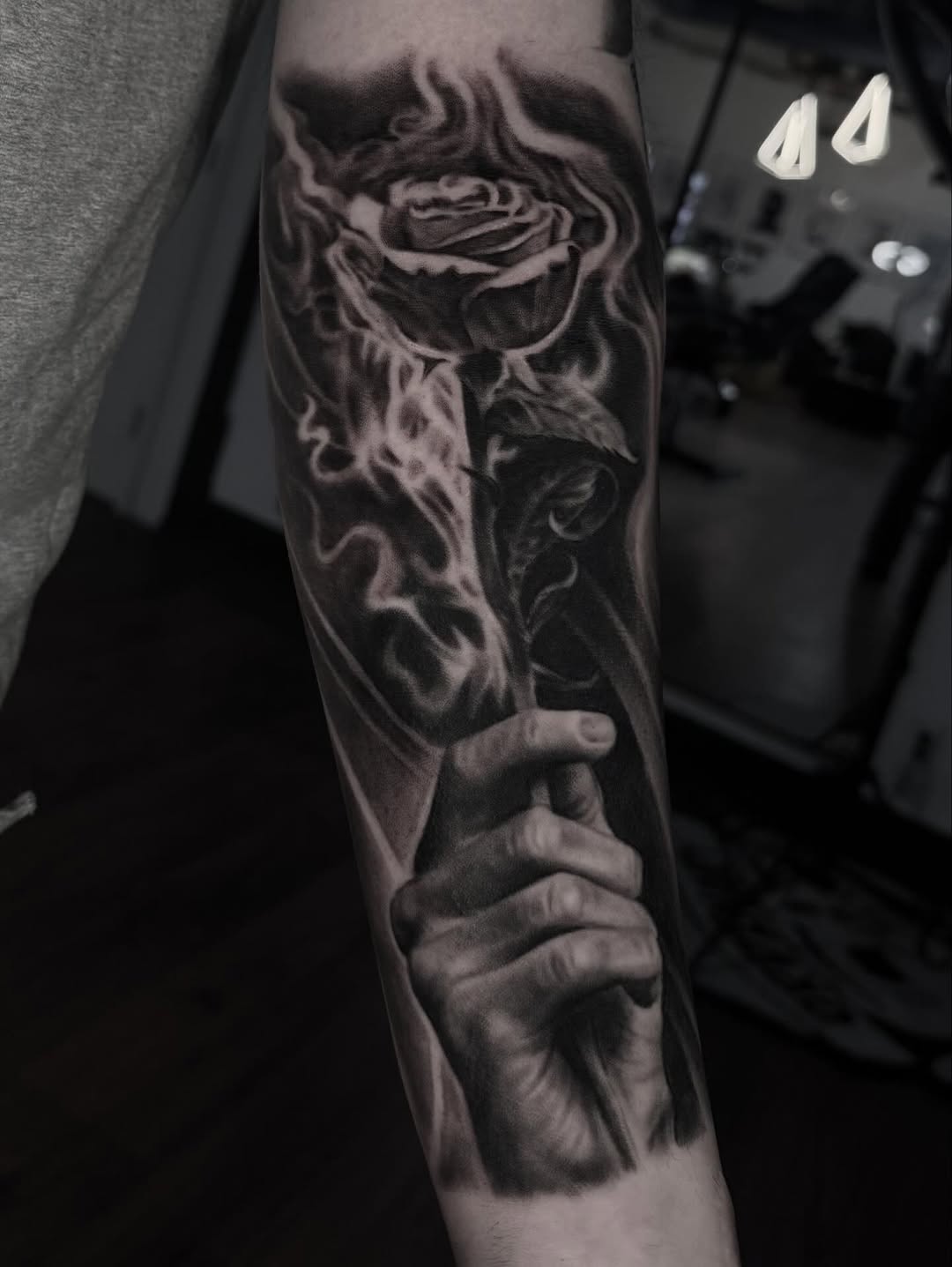 Tattoo by @jeremiahtattoos — realism, black_and_grey