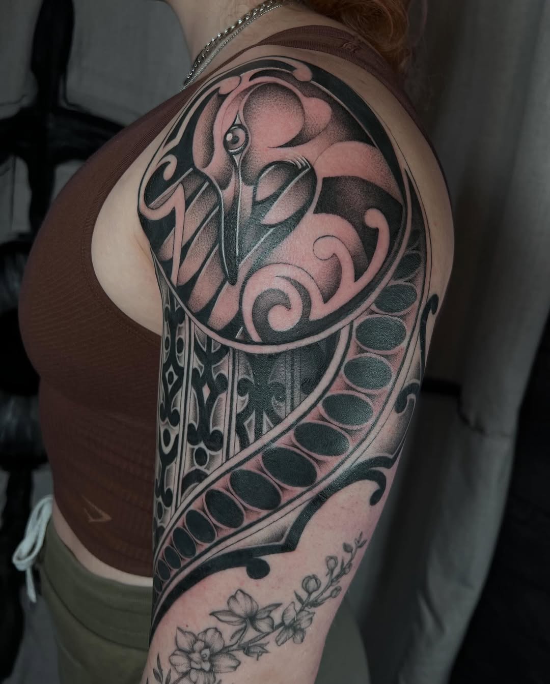 Tattoo by @kay.inkss — blackwork, ornamental