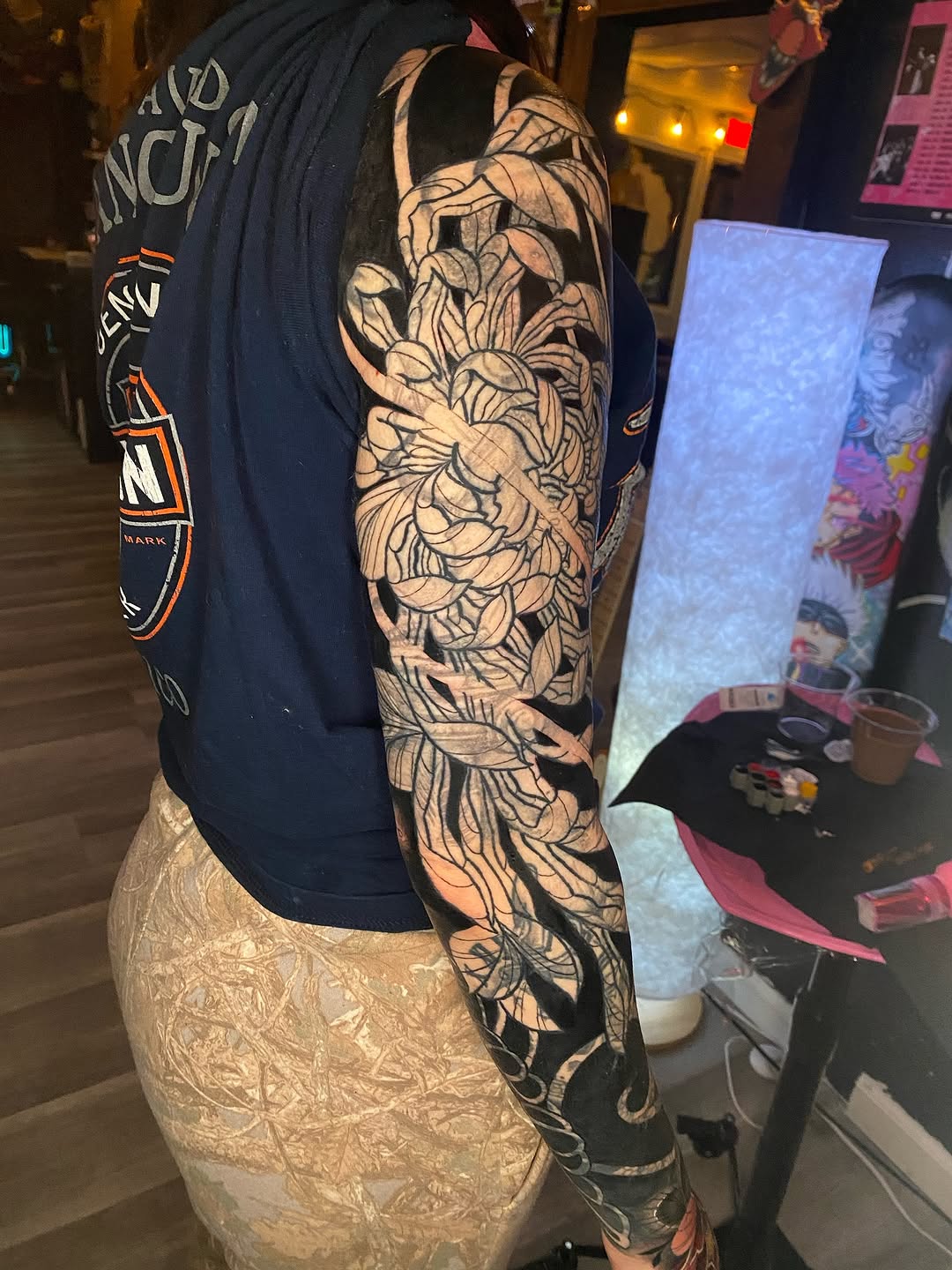 Tattoo by @tatumtatss — japanese_irezumi, blackwork