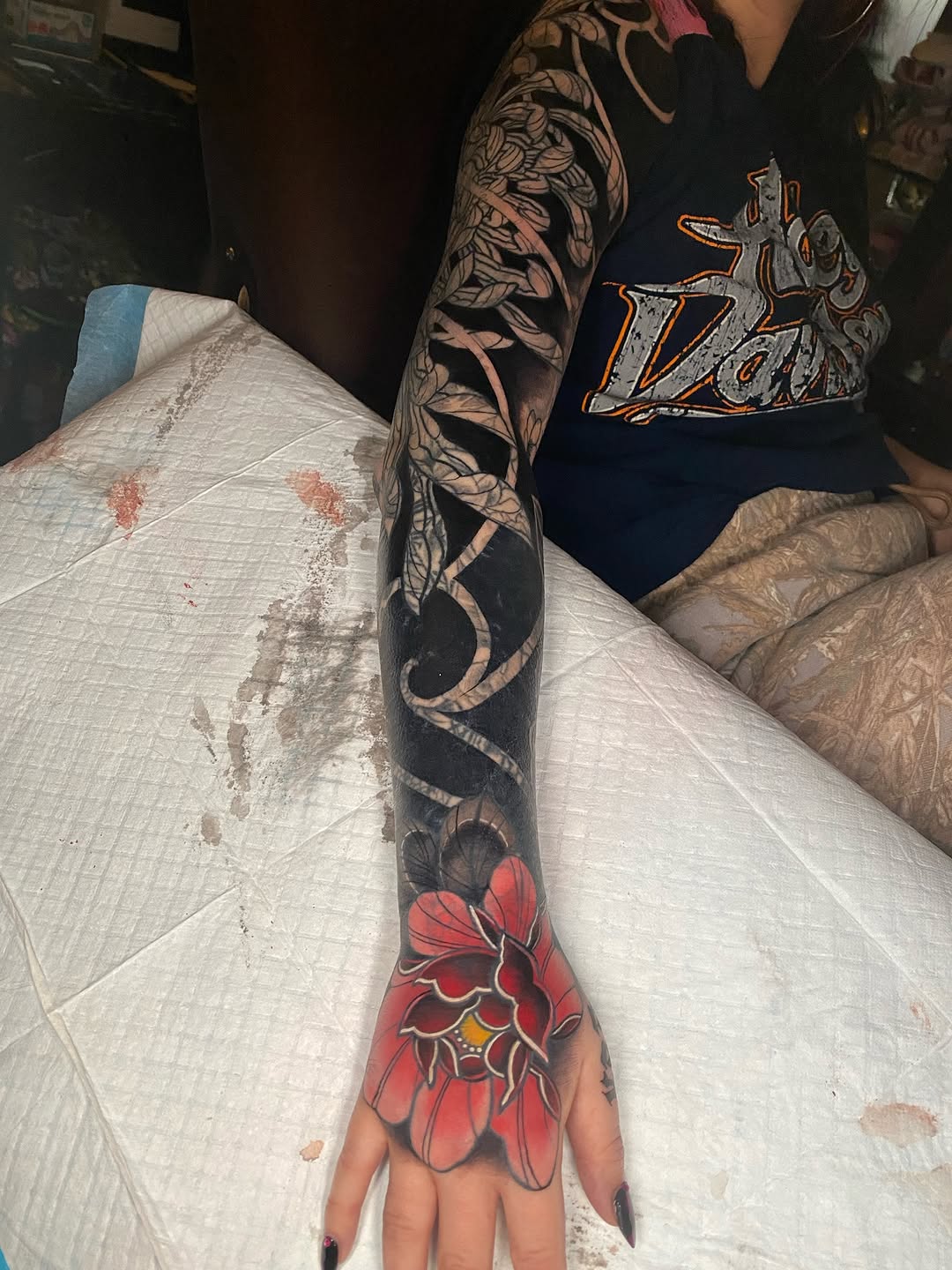 Tattoo by @tatumtatss — japanese_irezumi, blackwork