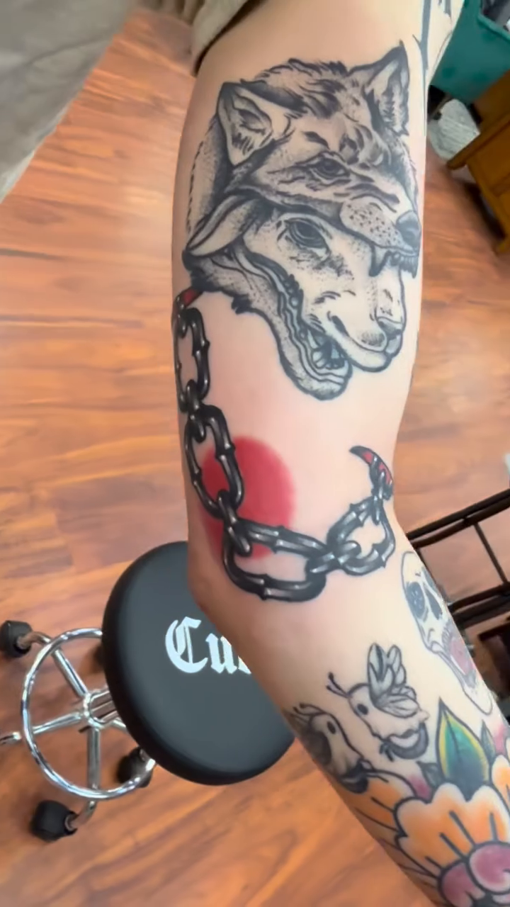 Tattoo by @theclovengnome โ neo_traditional, black_and_grey