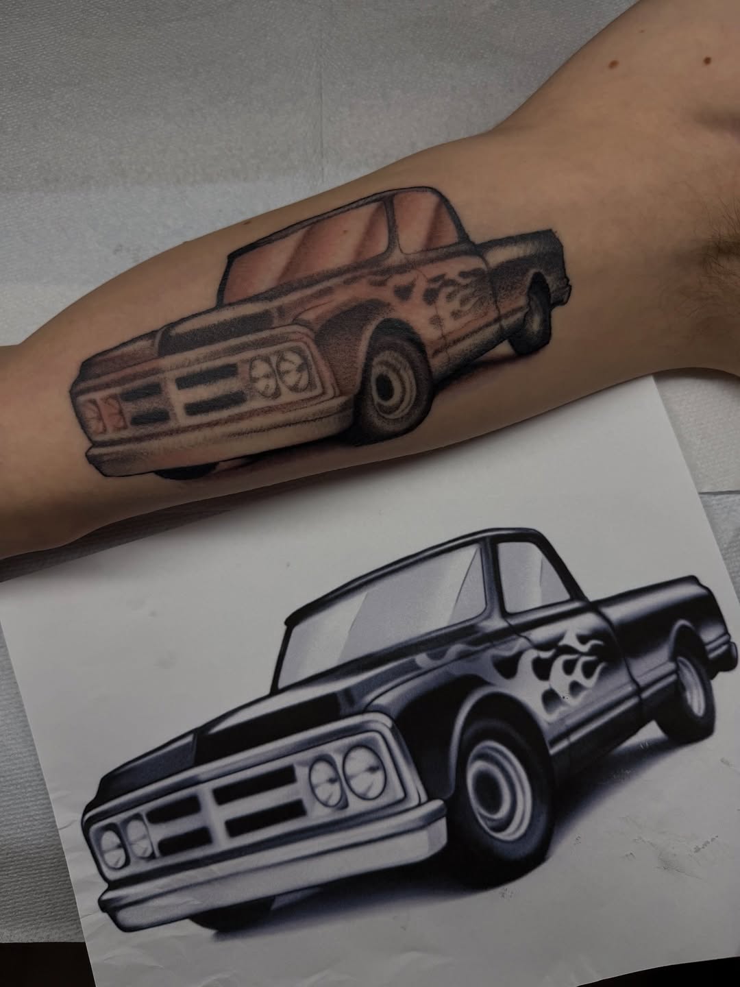 Tattoo by @afondi — realism, black_and_grey