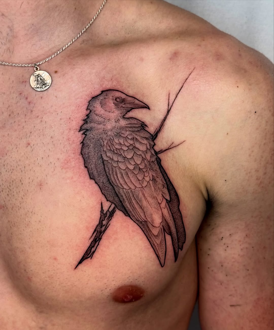 Tattoo by @flynncoooper — black_and_grey, realism