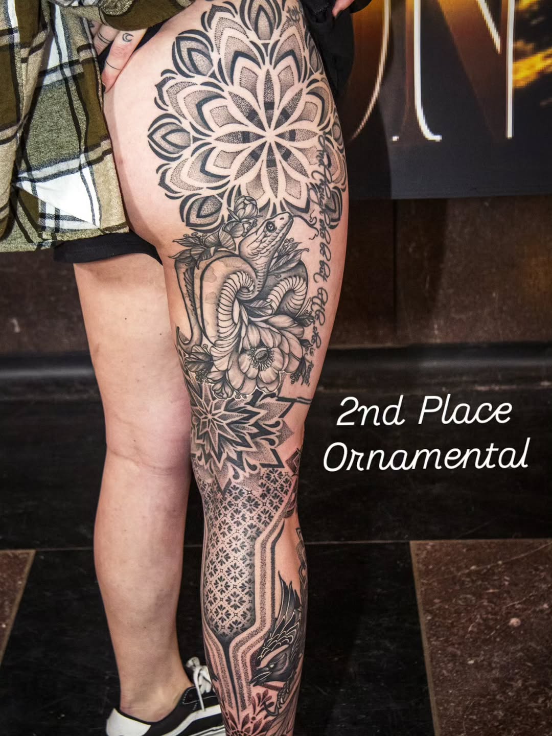Tattoo by @fanaa_tattoos — ornamental, dotwork