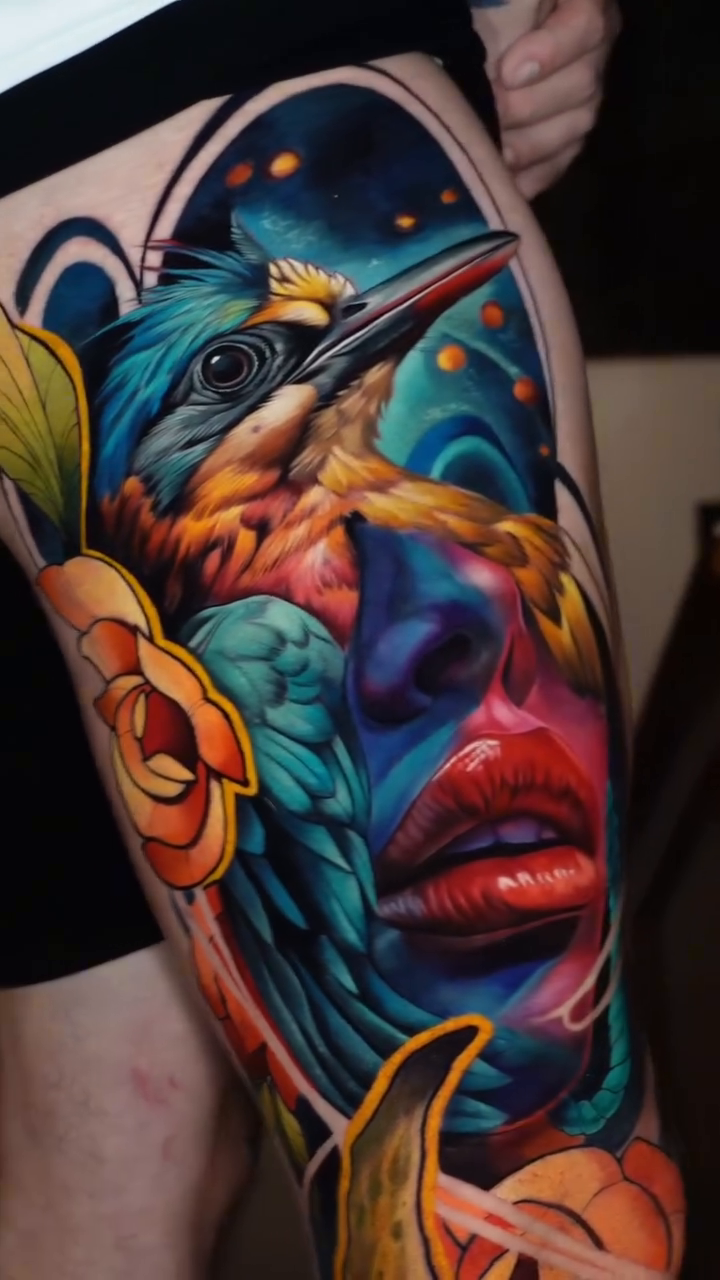 Tattoo by @danieladuquetattoo — realism, trash_polka