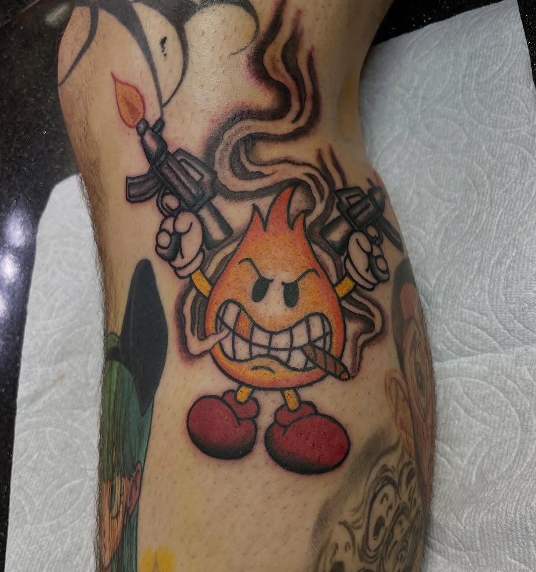 Tattoo by @sethgriffintattoo — new_school, illustrative