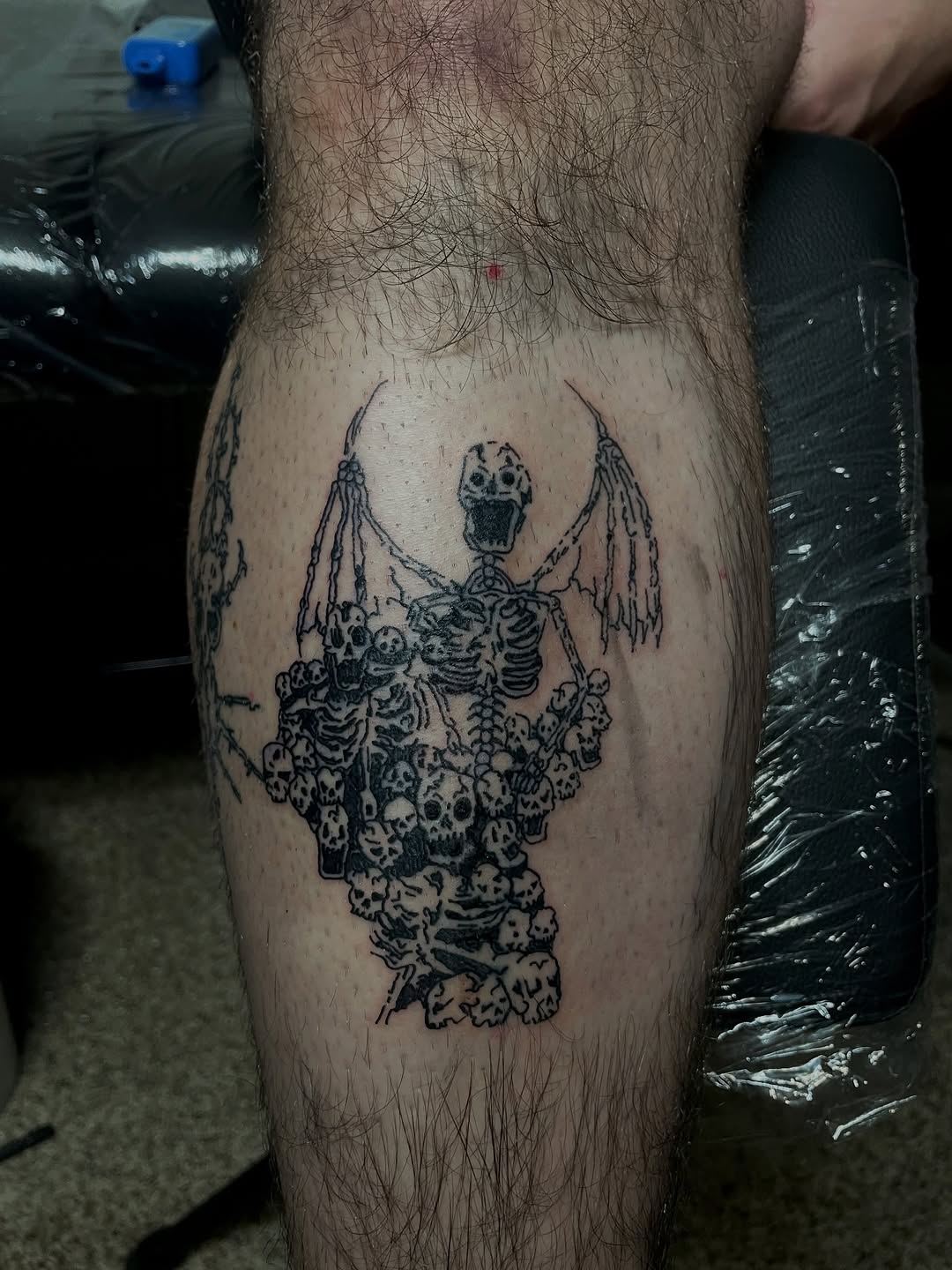 Tattoo by @dysembodiment — blackwork