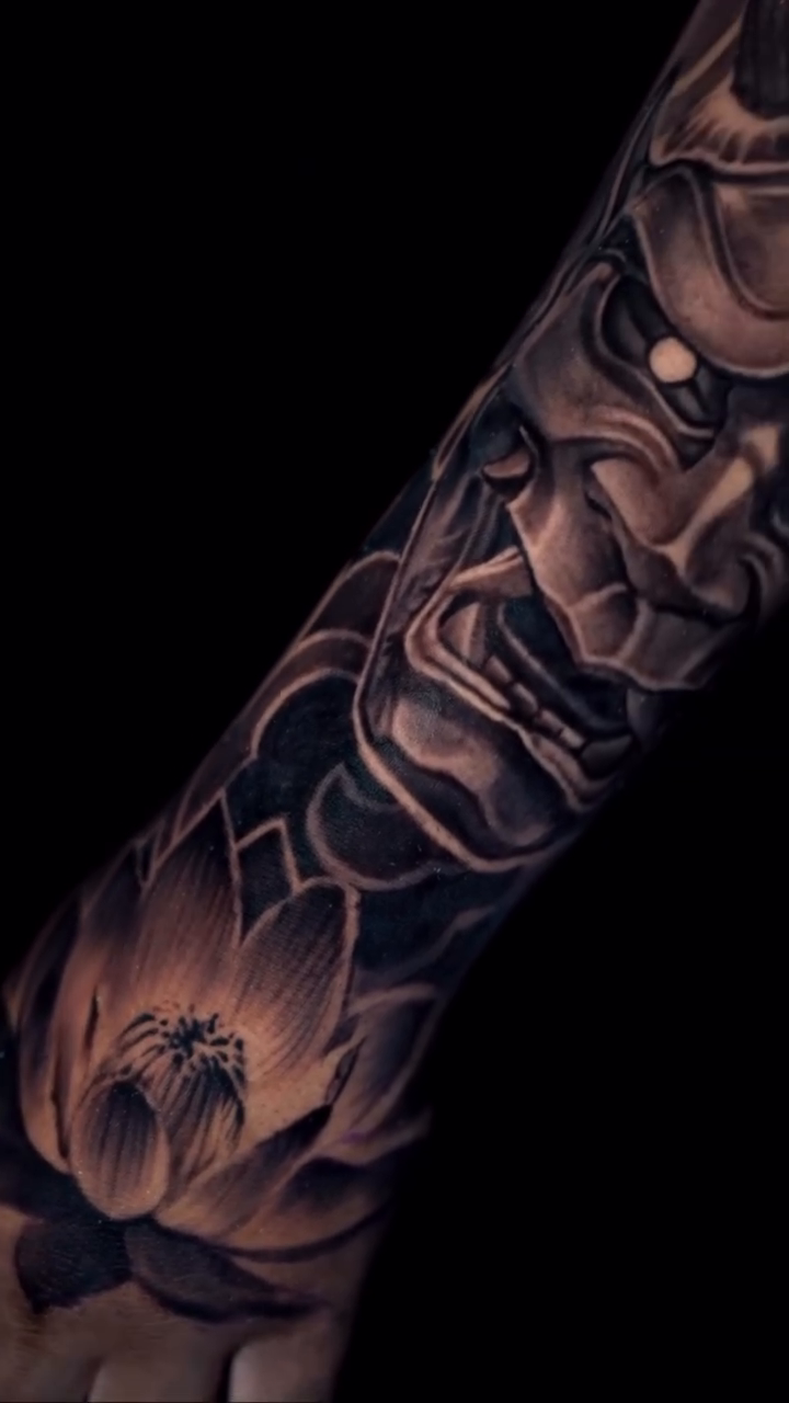 Tattoo by @tattoosbytj617 — japanese_irezumi, black_and_grey