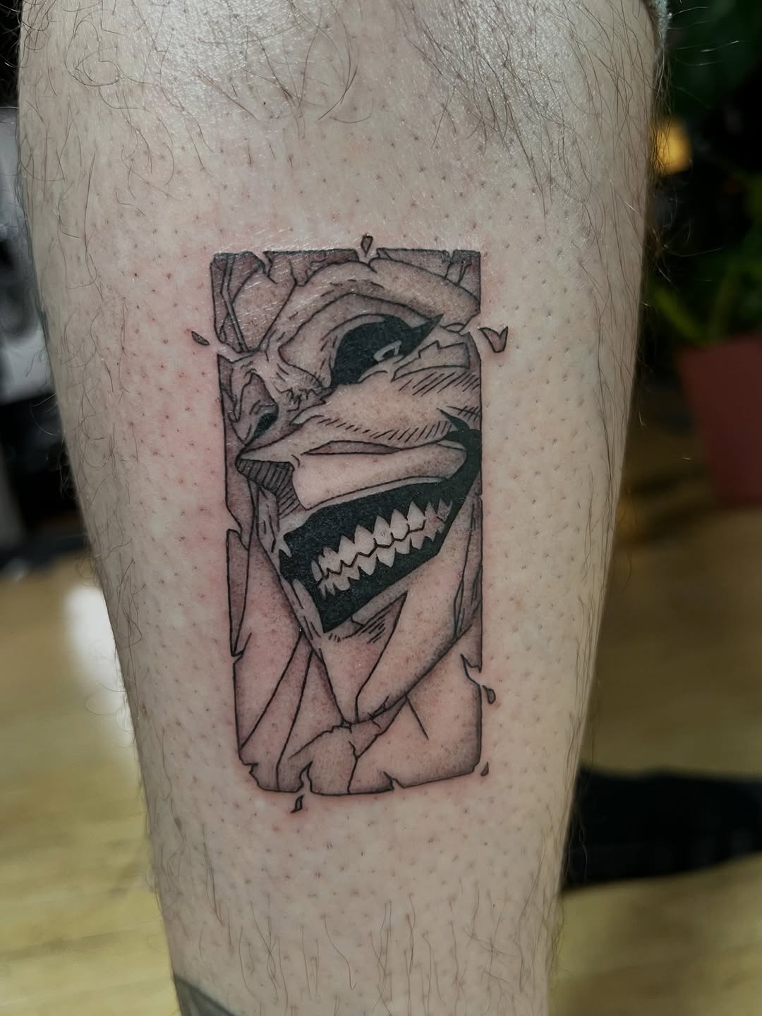 Tattoo by @lovelyinink_ — black_and_grey, chicano