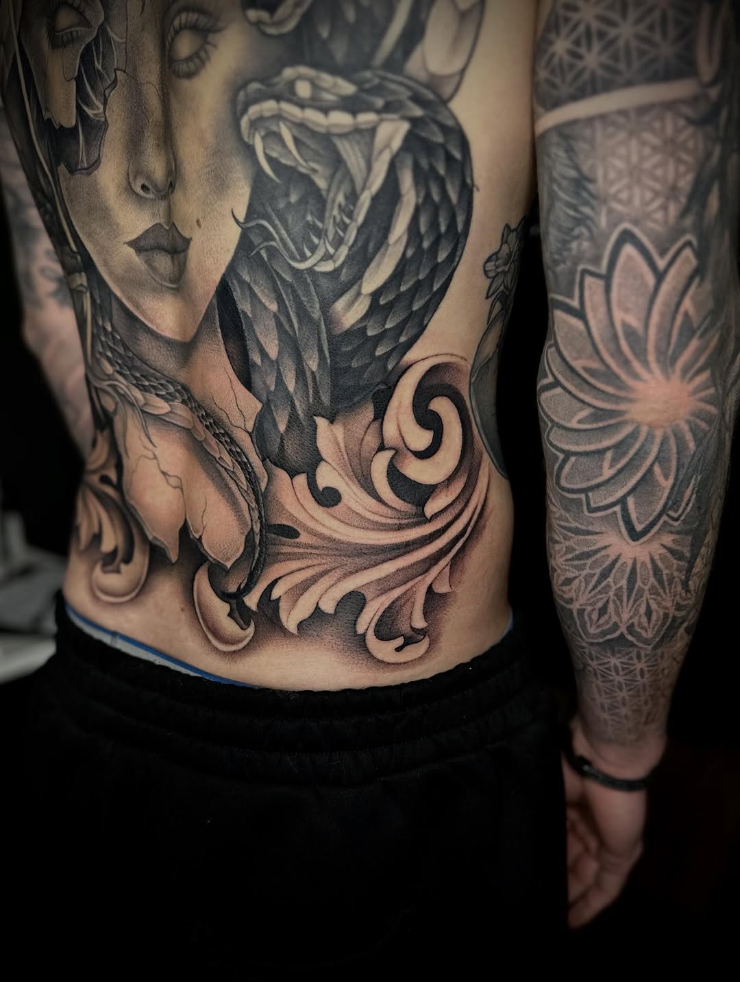 Tattoo by @madio_ink — black_and_grey, realism