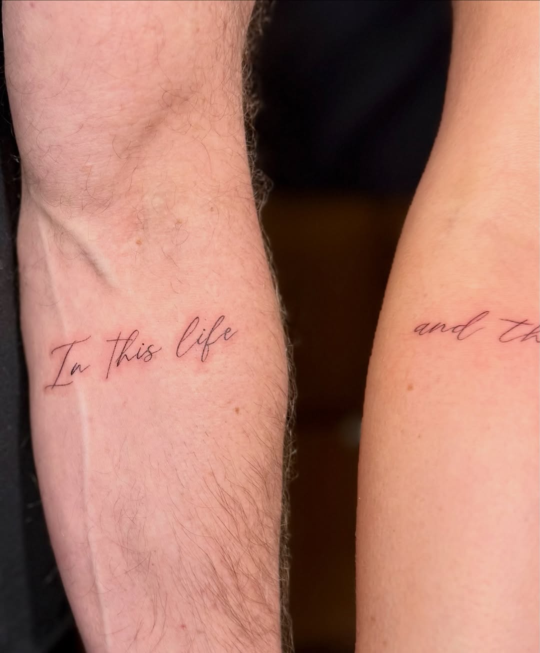 Tattoo by @inkedby.liz โ lettering_script, fine_line