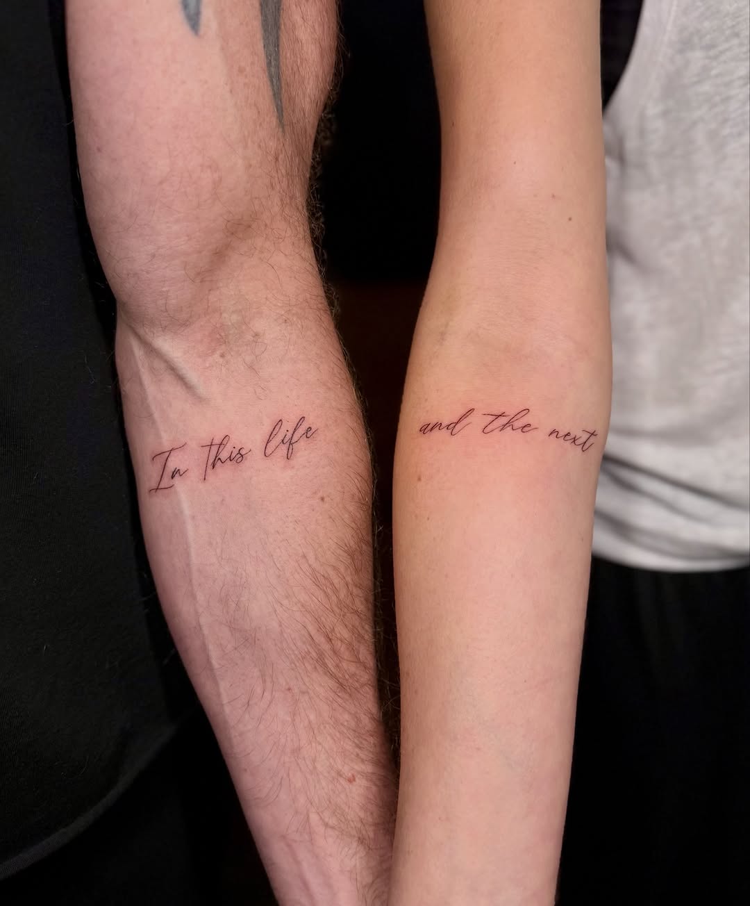 Tattoo by @inkedby.liz โ lettering_script, fine_line