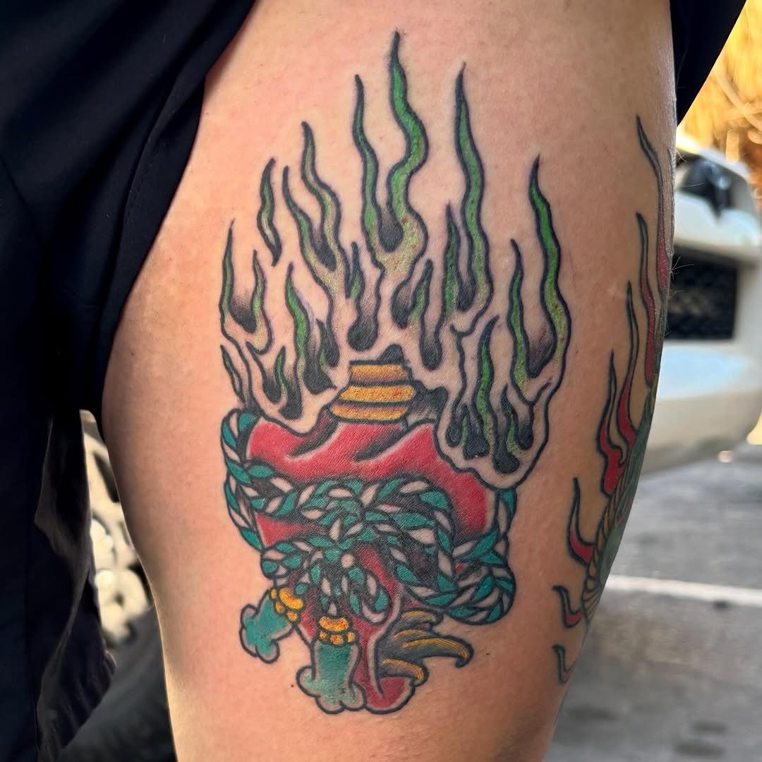 Tattoo by @petemillstattoos — american_traditional, illustrative