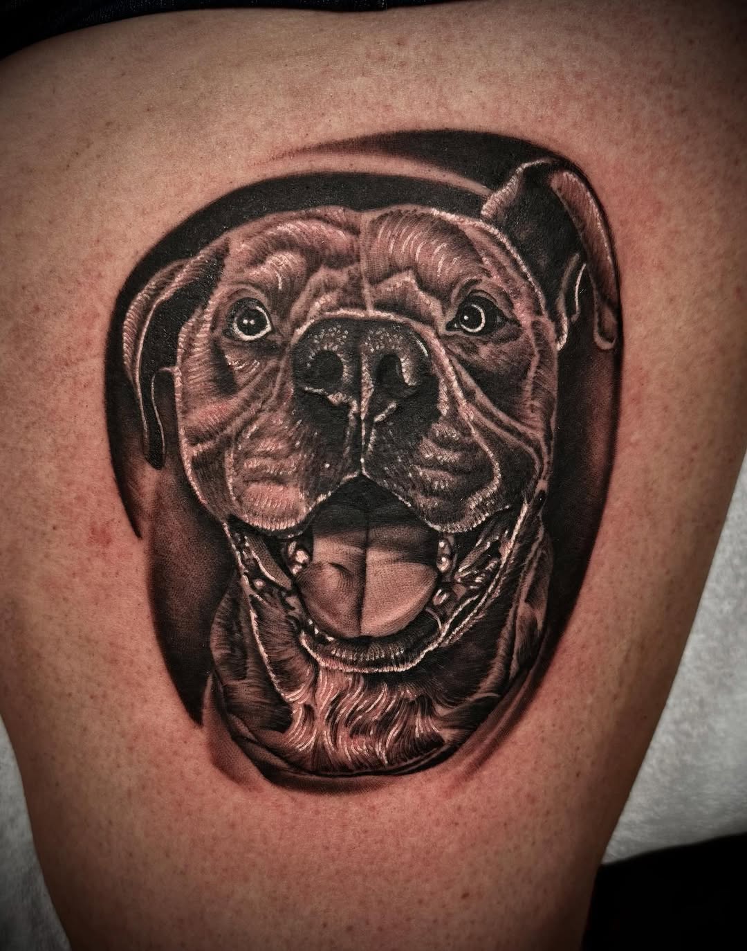 Tattoo by @anthonyclesceritattoo — realism, black_and_grey